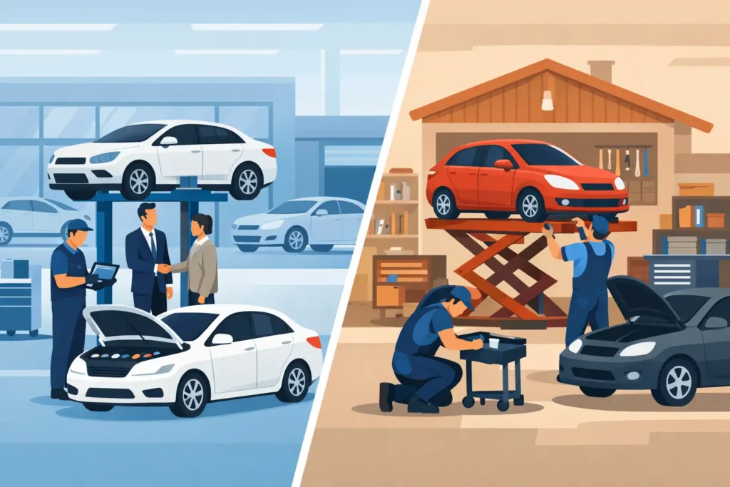 Dealership Servicing vs Independent Workshop