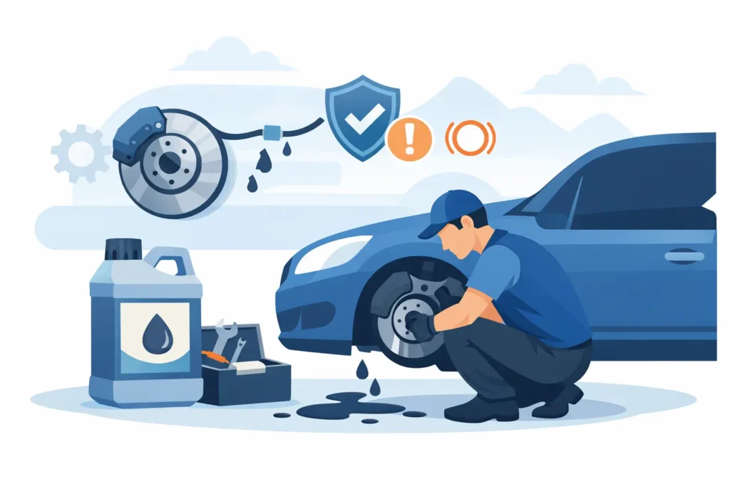 How to Fix a Brake Fluid Leak the Safe Way