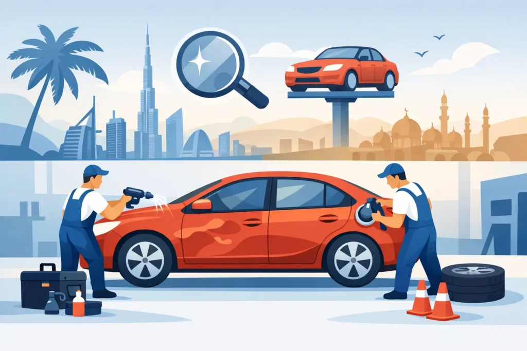 Car Dent Repair Service for Dubai and Sharjah